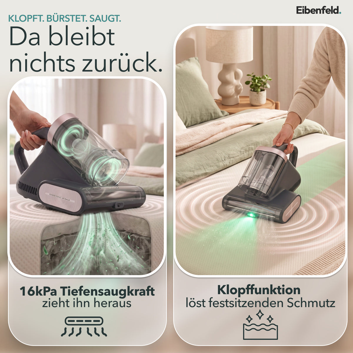 Eibenfeld M700 Pro – Milbensauger mit Absaugstation