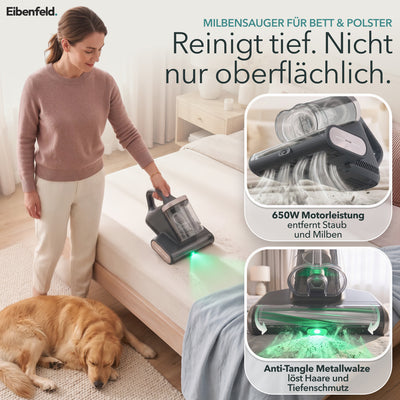 Eibenfeld M700 Pro – Milbensauger mit Absaugstation