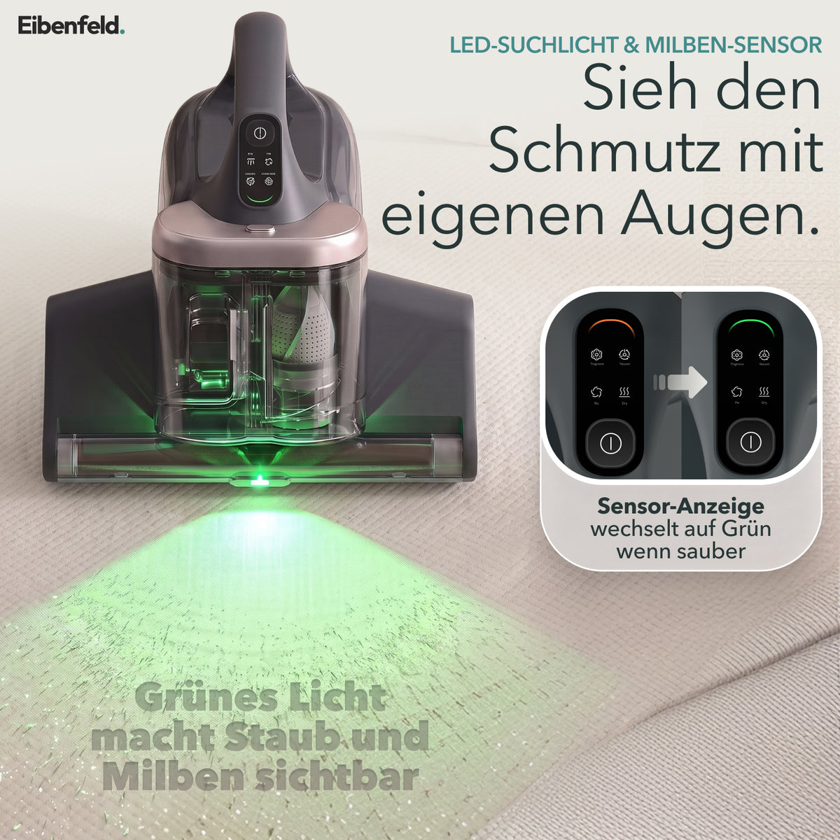 Eibenfeld M700 Pro – Milbensauger mit Absaugstation