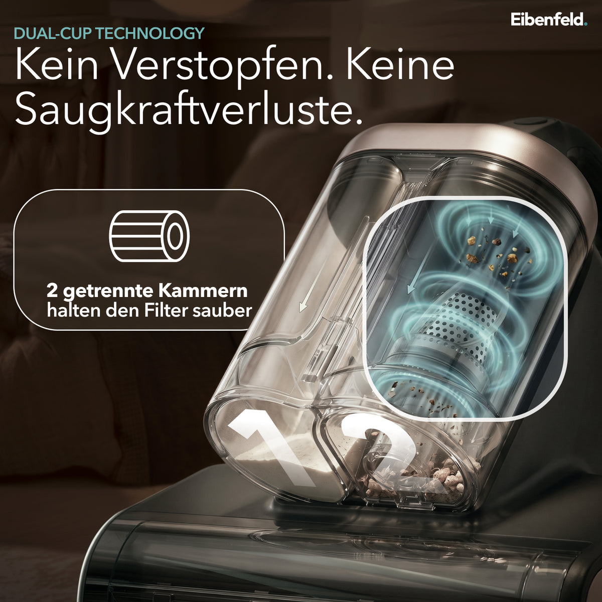 Eibenfeld M700 Pro – Milbensauger mit Absaugstation