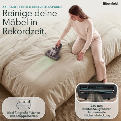 Milbensauger M500 mit Dual-Cup Technologie